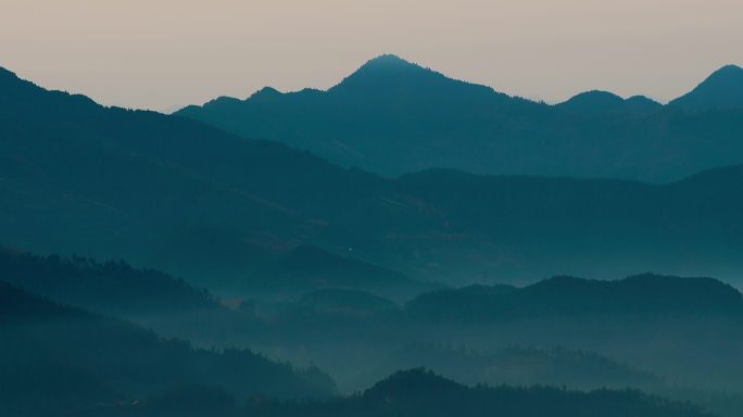 实景水墨山水