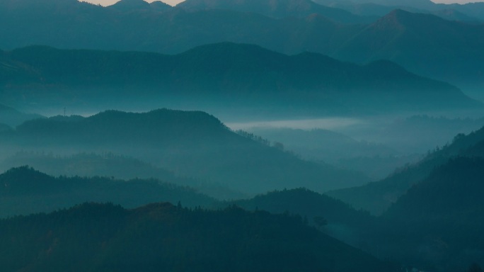 实景水墨山水