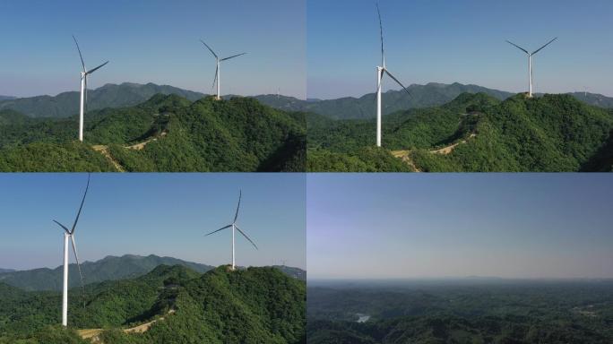 大别山区风力发电4K视频素材
