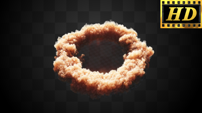 【通道】爆炸特效烟雾尘埃爆炸波爆炸圈