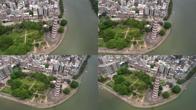 高州宝光塔旋转运镜航拍