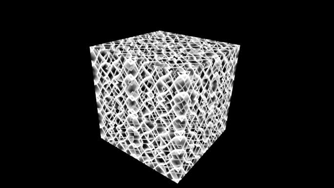 旋转魔方方块立方体 4K