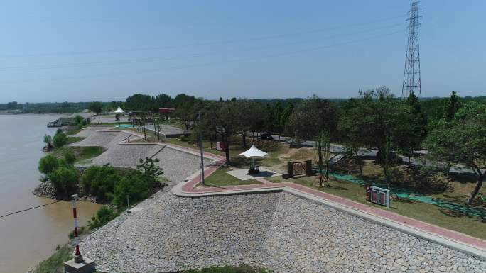 黄河济阳区沟杨河务段航拍