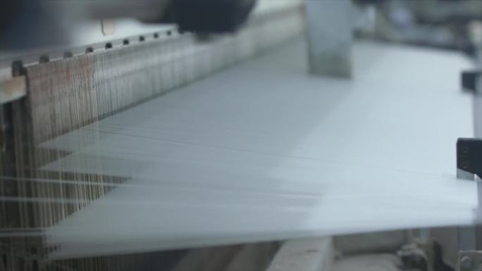 丝绸厂 内部机器 机械化工作空镜A004