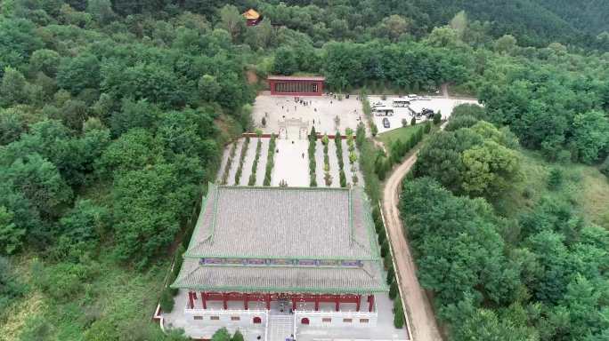 航拍 山西沁源菩提寺 4k