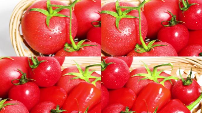 4K影棚拍摄西红柿
