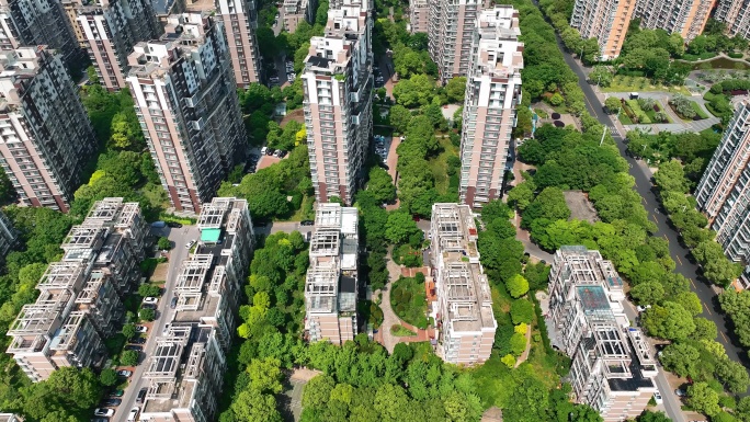 【版权】建筑群、城市、楼宇、住宅区