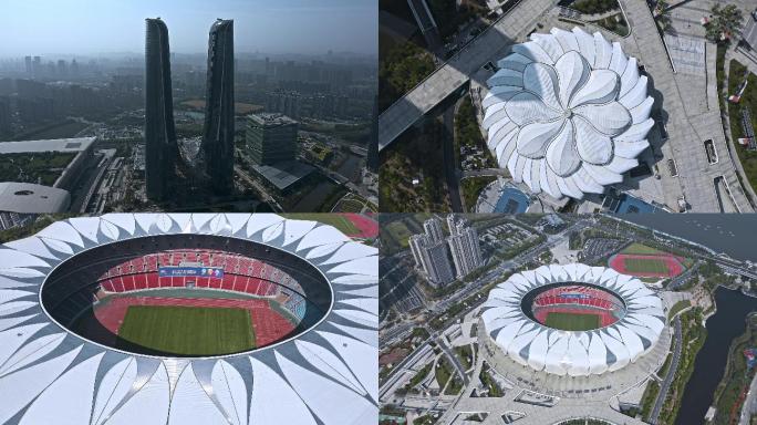 2022杭州亚运会场馆航拍视频2