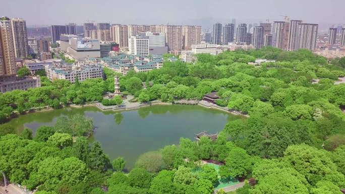 【原创】4K义乌风景绣湖航拍D