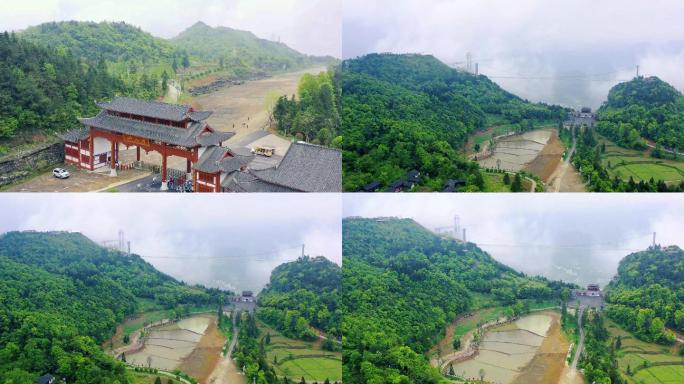 铜仁石阡仙人街航拍