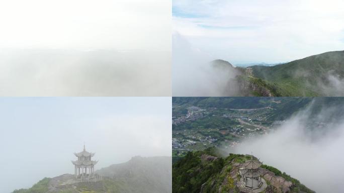 太姥山最高峰柘荣东狮山云海山林4K