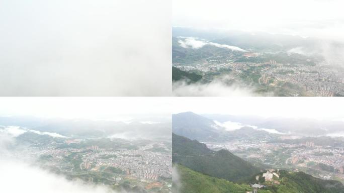 太姥山最高峰柘荣东狮山云海山林4K