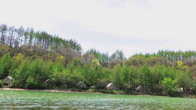 春天山川河流美景实拍