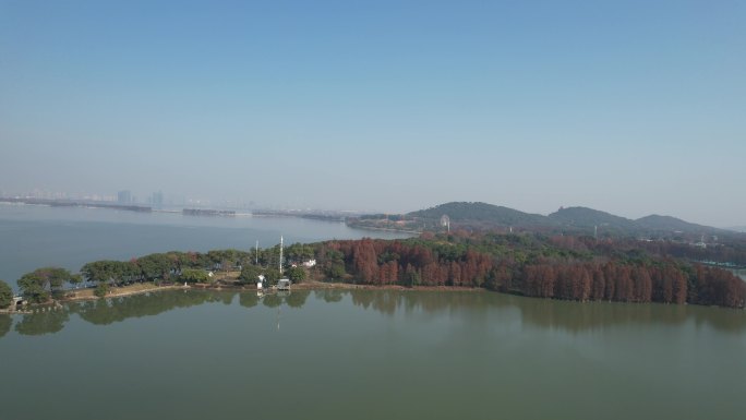 【航拍4K】武汉东湖湖上绿道