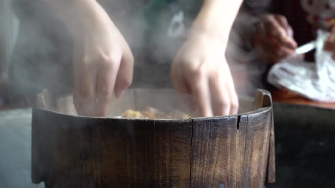 甑子煮饭