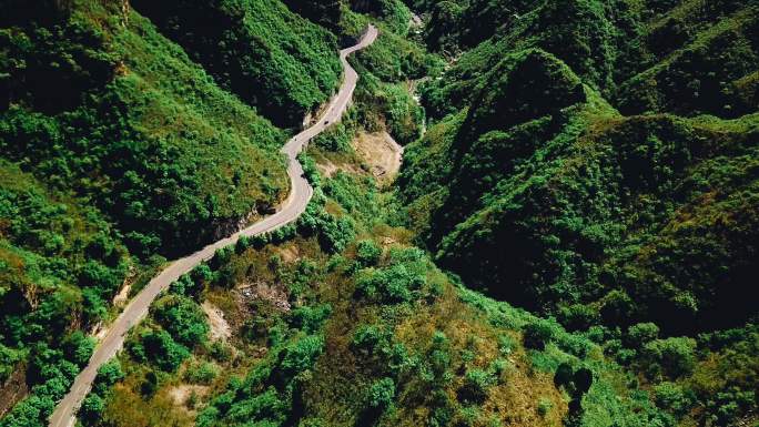 4K航拍春夏绿水青山大好河山