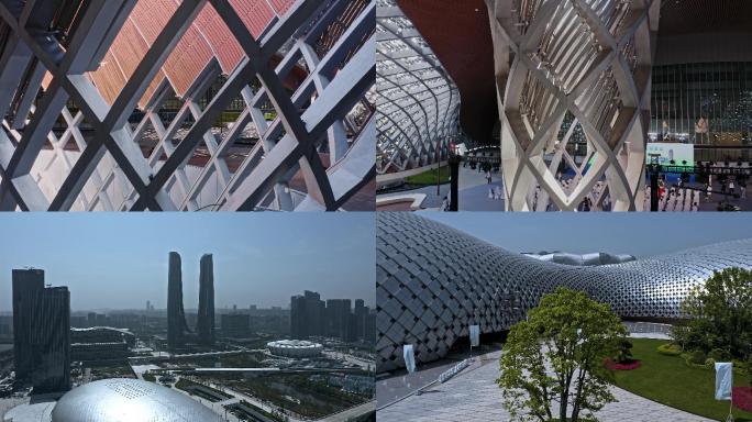 2022杭州亚运会场馆航拍视频5