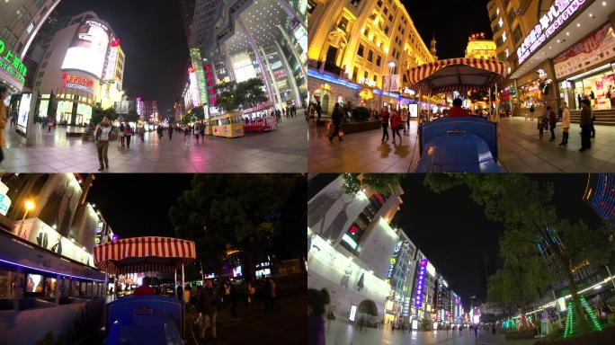 上海疫情前、南京东路延时、步行街、繁华区