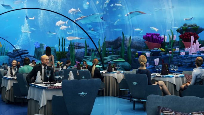 水下餐厅 海底餐厅