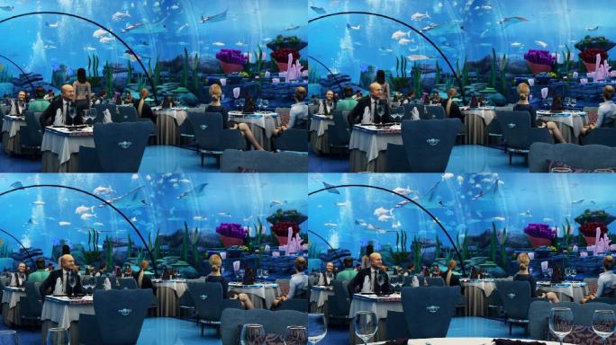 水下餐厅 海底餐厅