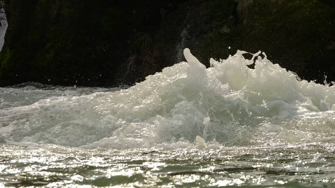 波涛汹涌 河水 江水