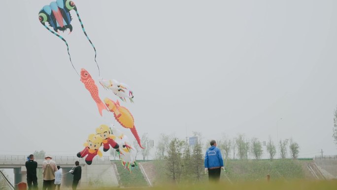 风筝特技 放风筝