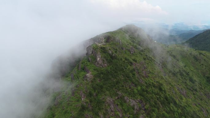 太姥山最高峰柘荣东狮山云海山林4K