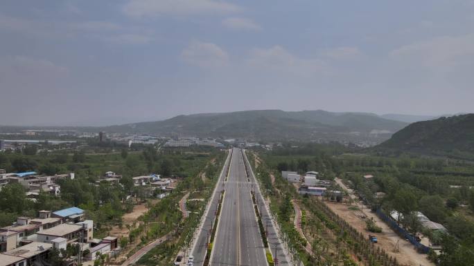 4k原创山区生态道路环境自然风光C