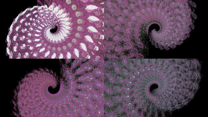 4K抽象艺术螺旋粒子背景V182