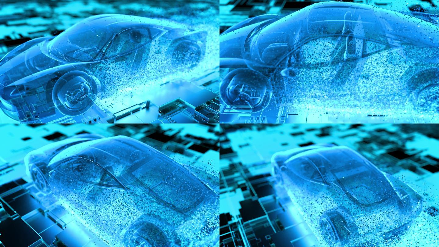 4K 科技 汽车 XP 粒子 未来