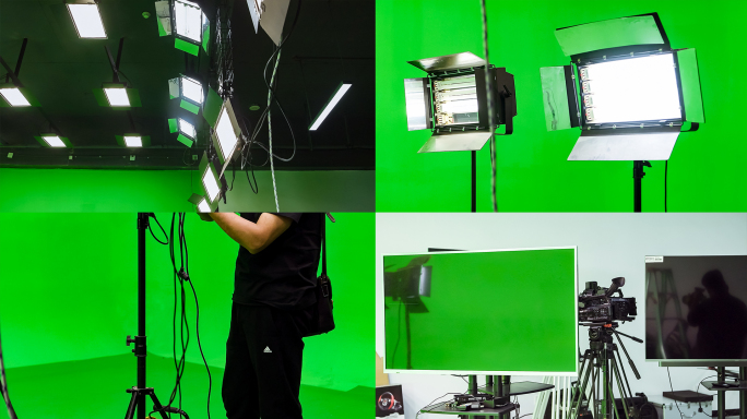 绿屏抠像摄影棚灯光设备
