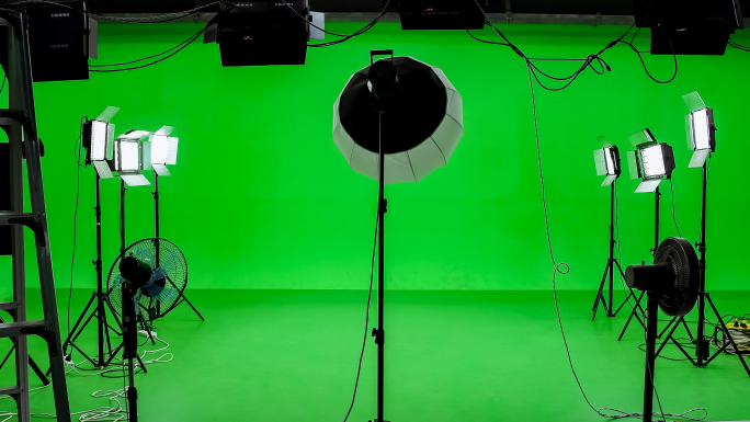 绿屏抠像摄影棚灯光设备