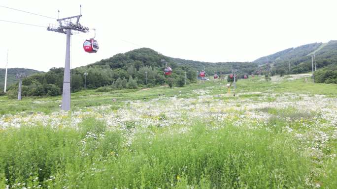 松花湖度假区夏季航拍