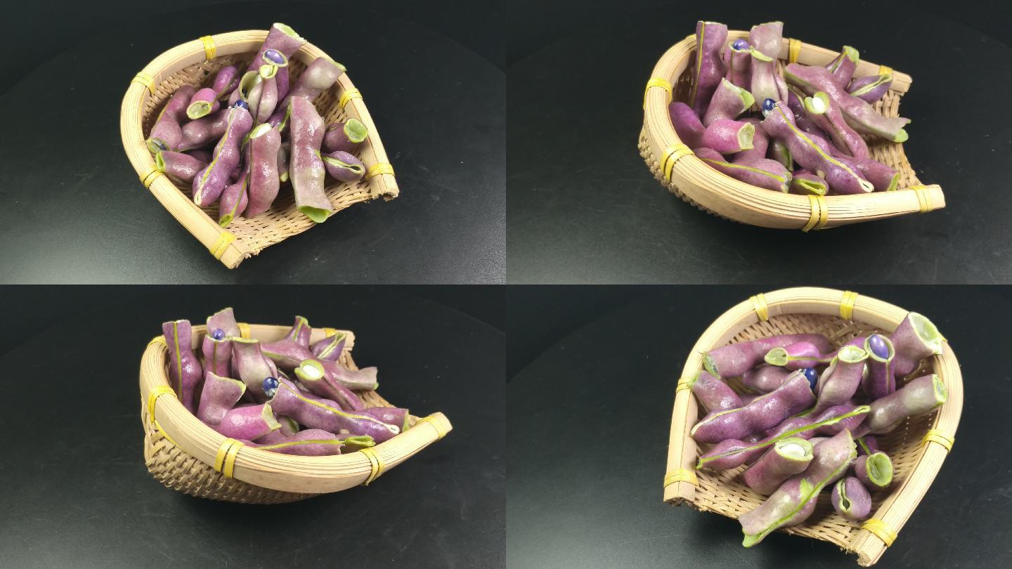 紫色四季豆豌豆（36）