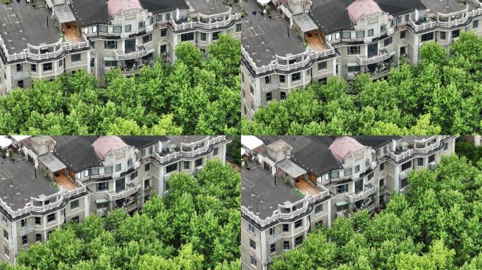 黑石公寓 上海航拍 建筑 老洋房