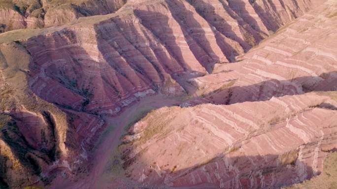 准格尔旗砒砂岩地貌5K航拍