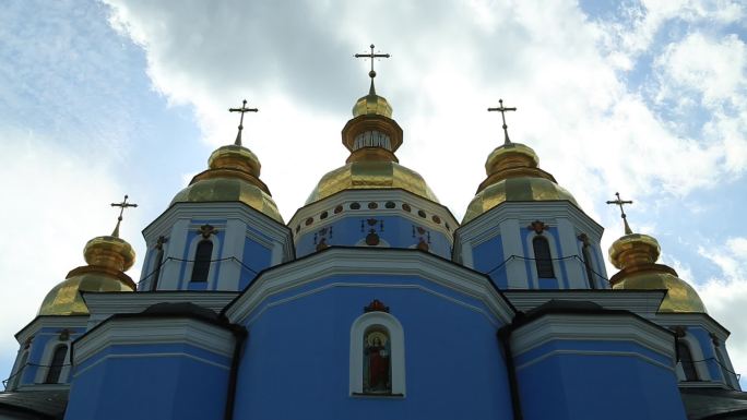 俄式蓝色教堂