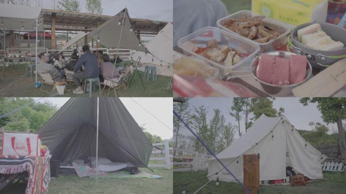 露营聚餐帐篷+未调色
