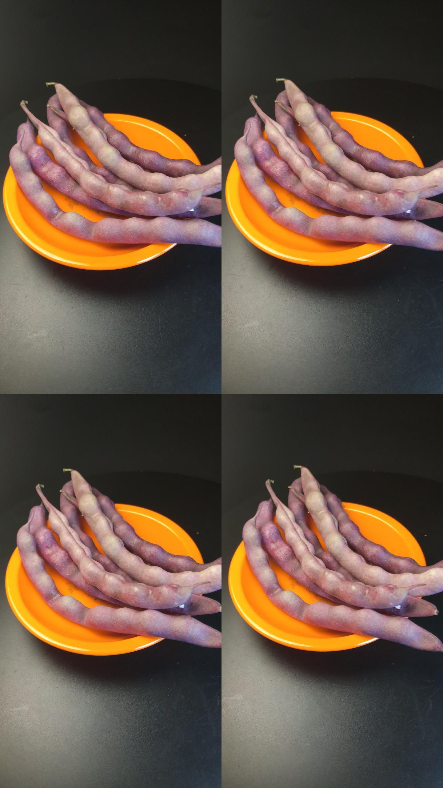 紫色四季豆豌豆（9）