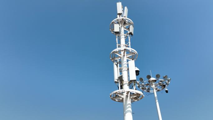 5G信号塔 中国铁塔 5G摄像头