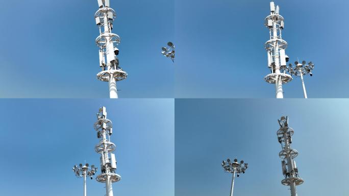 5G信号塔 中国铁塔 5G摄像头