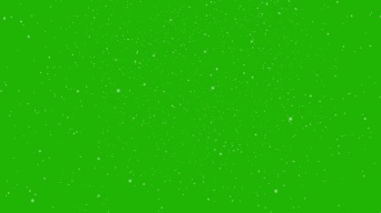 雪花飘落绿幕视频素材