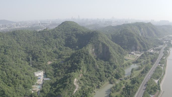 【原创】南京幕府山五马渡长江航拍4K