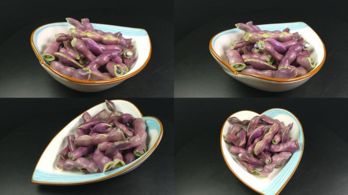 紫色四季豆豌豆（24）