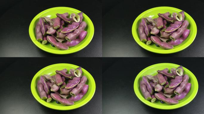 紫色四季豆豌豆（35）