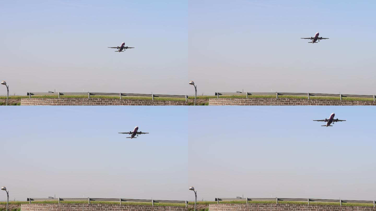 4K120航空飞机起飞