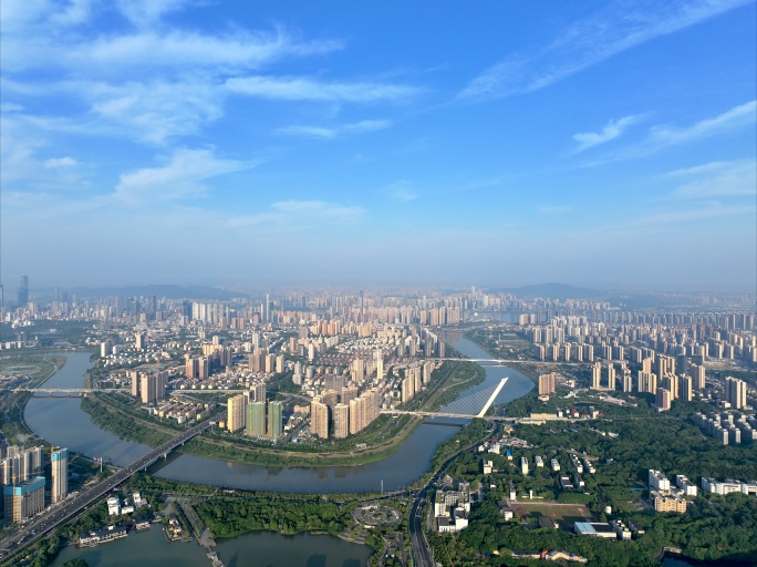 长沙城区浏阳河最后一湾