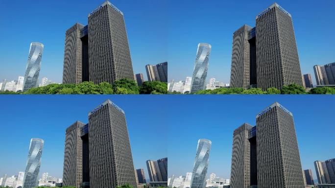 航拍 nokia  滨江 诺基亚通信大楼