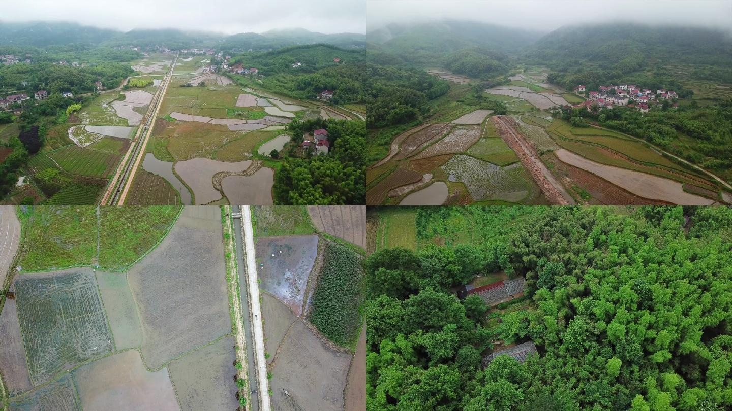 广德县 村庄空镜 城市建设 航拍A004