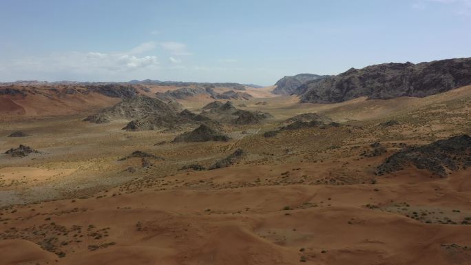 荒山野岭 沙漠 沙漠 雅布赖山 巴丹吉林